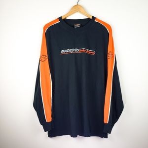 Harley Davidson Embroidered Long Sleeve Sweater